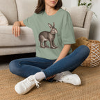 Garden Bunny With Shoes T-Shirt