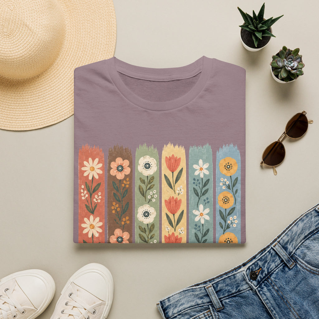 Flower Stripes Garden T-Shirt