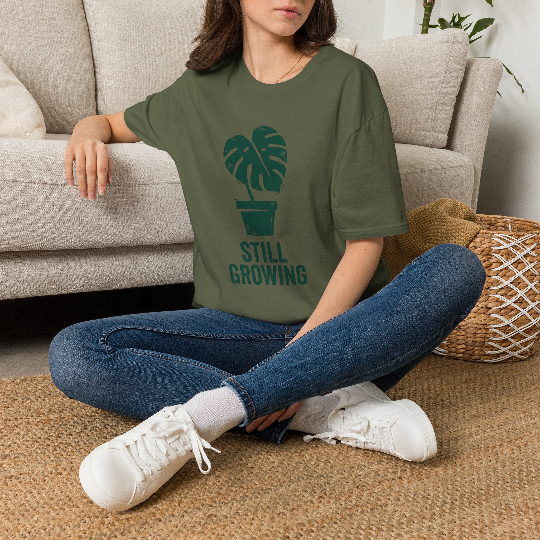 Still Growing Monstera T-Shirt