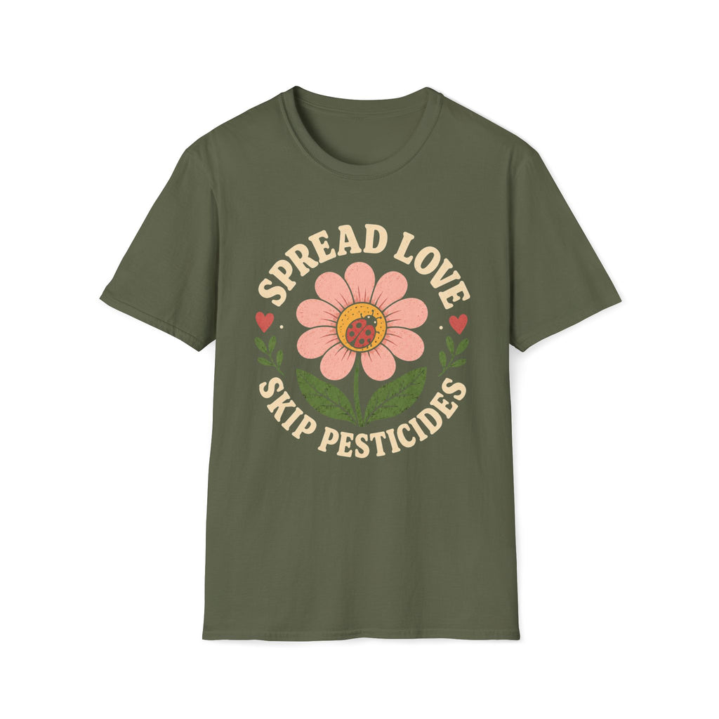 Spread Love Skip Pesticides T-Shirt
