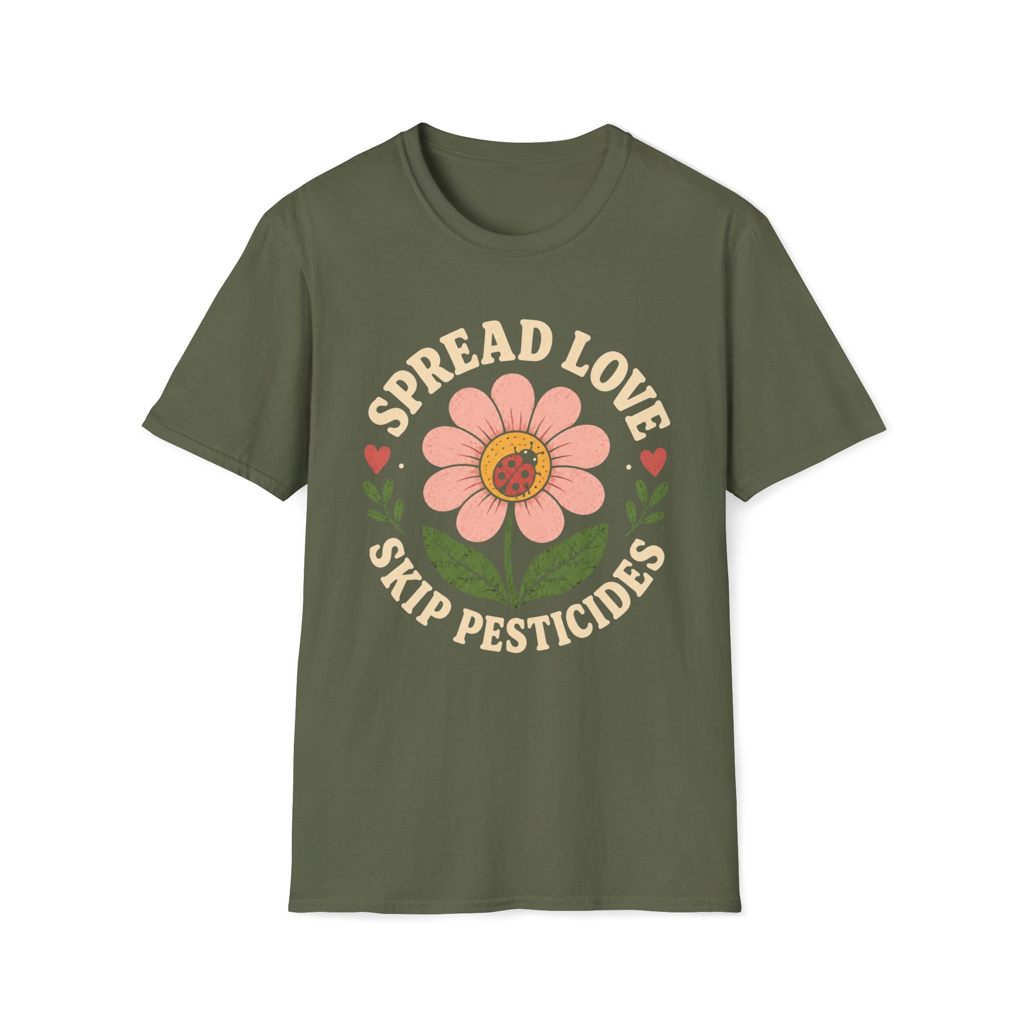 Spread Love Skip Pesticides T-Shirt