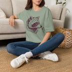 Raccoon, Flower & Bee Garden T-Shirt by Zen & Zucchinis Slow Garden Club