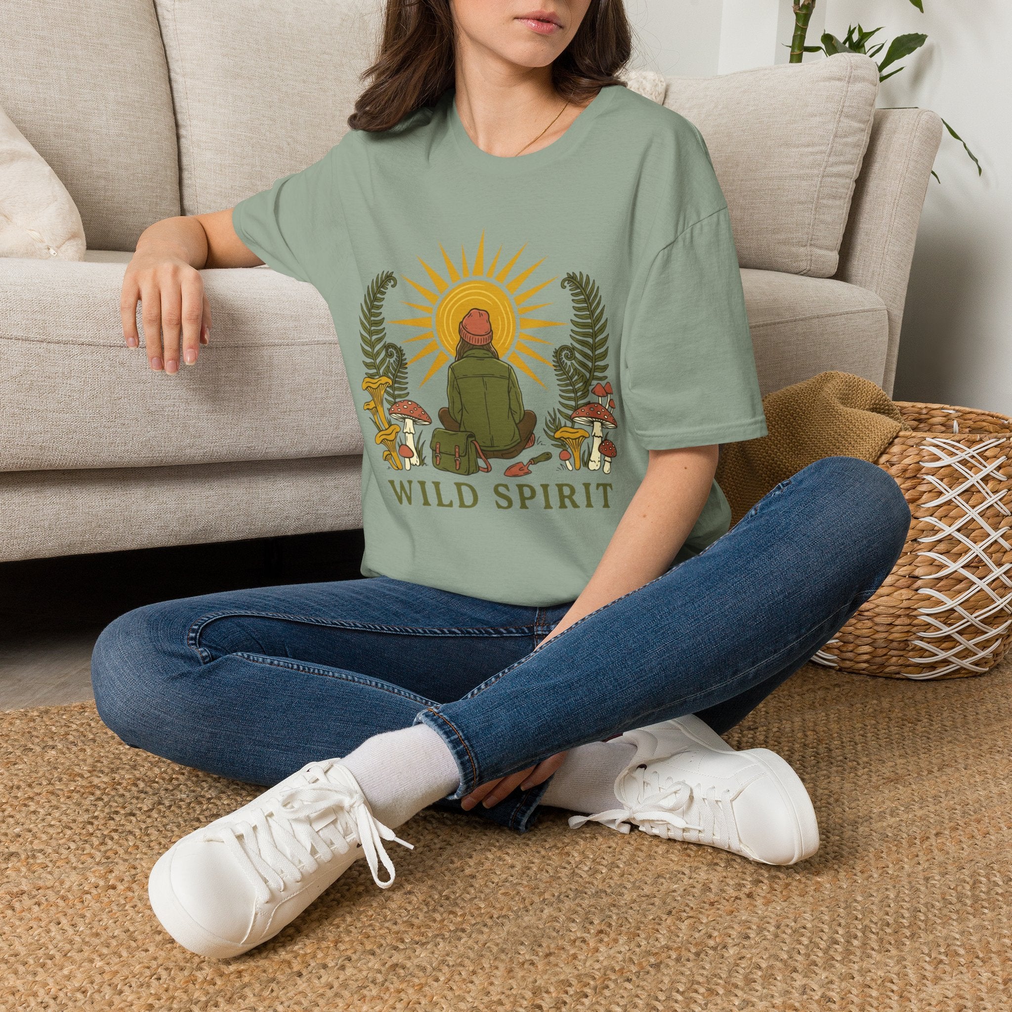 Wild Spirit Nature T-Shirt by Zen & Zucchinis Slow Garden Club