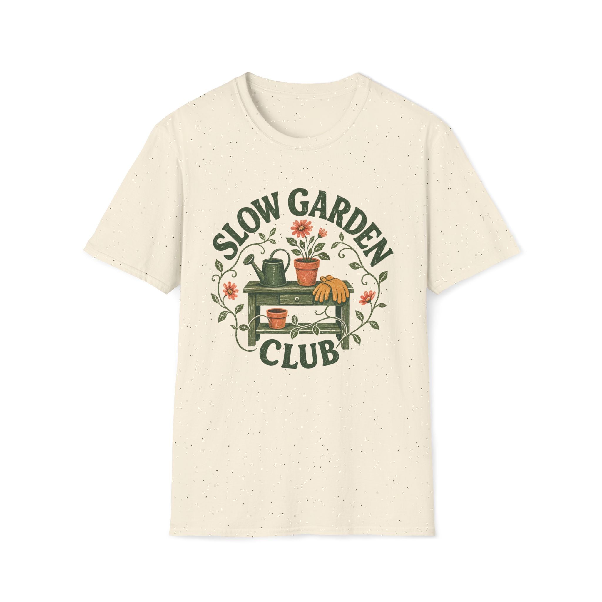 Slow Garden Club Garden Bench T-Shirt