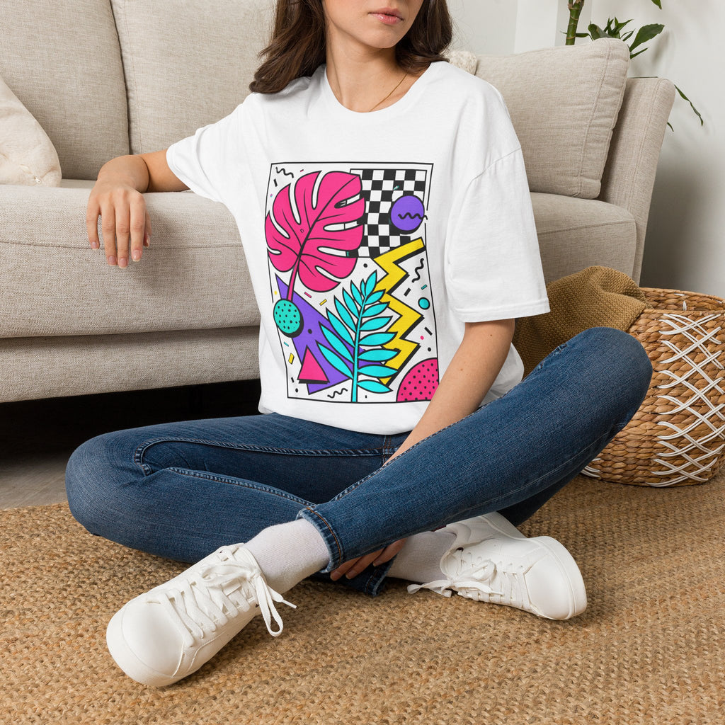 Abstract Wildflower Garden T-Shirt by Zen & Zucchinis Slow Garden Club