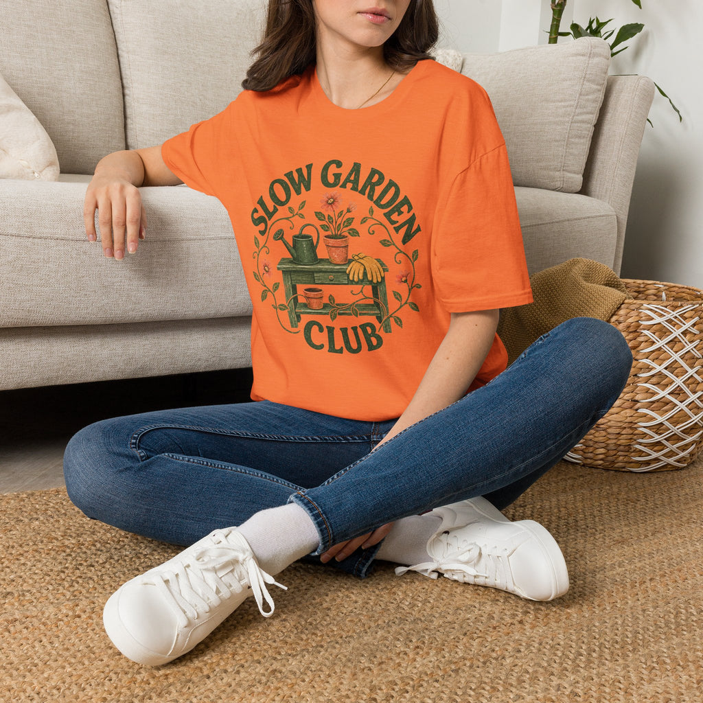 Slow Garden Club Garden Bench T-Shirt
