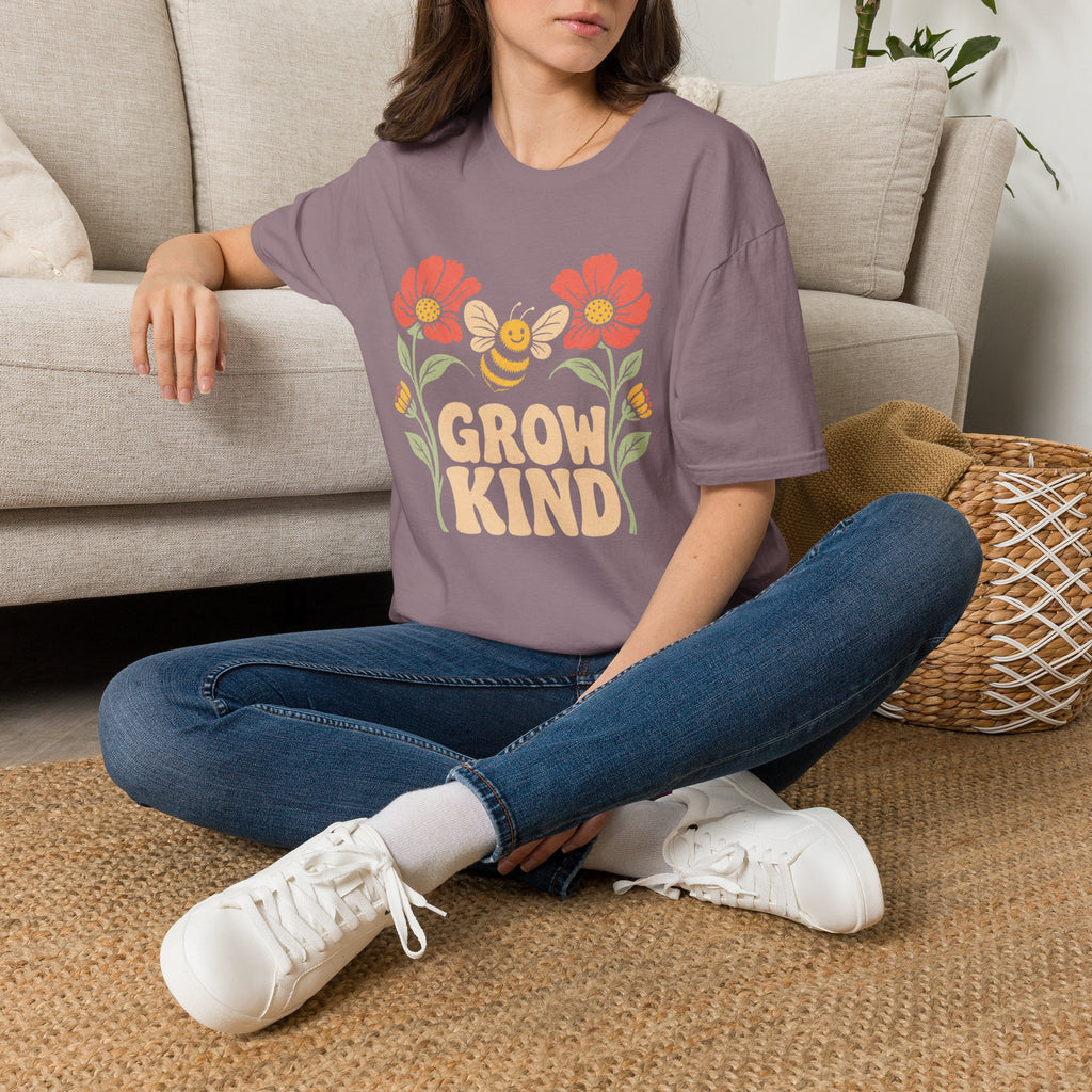 Grow Kind Flower Bee T-Shirt