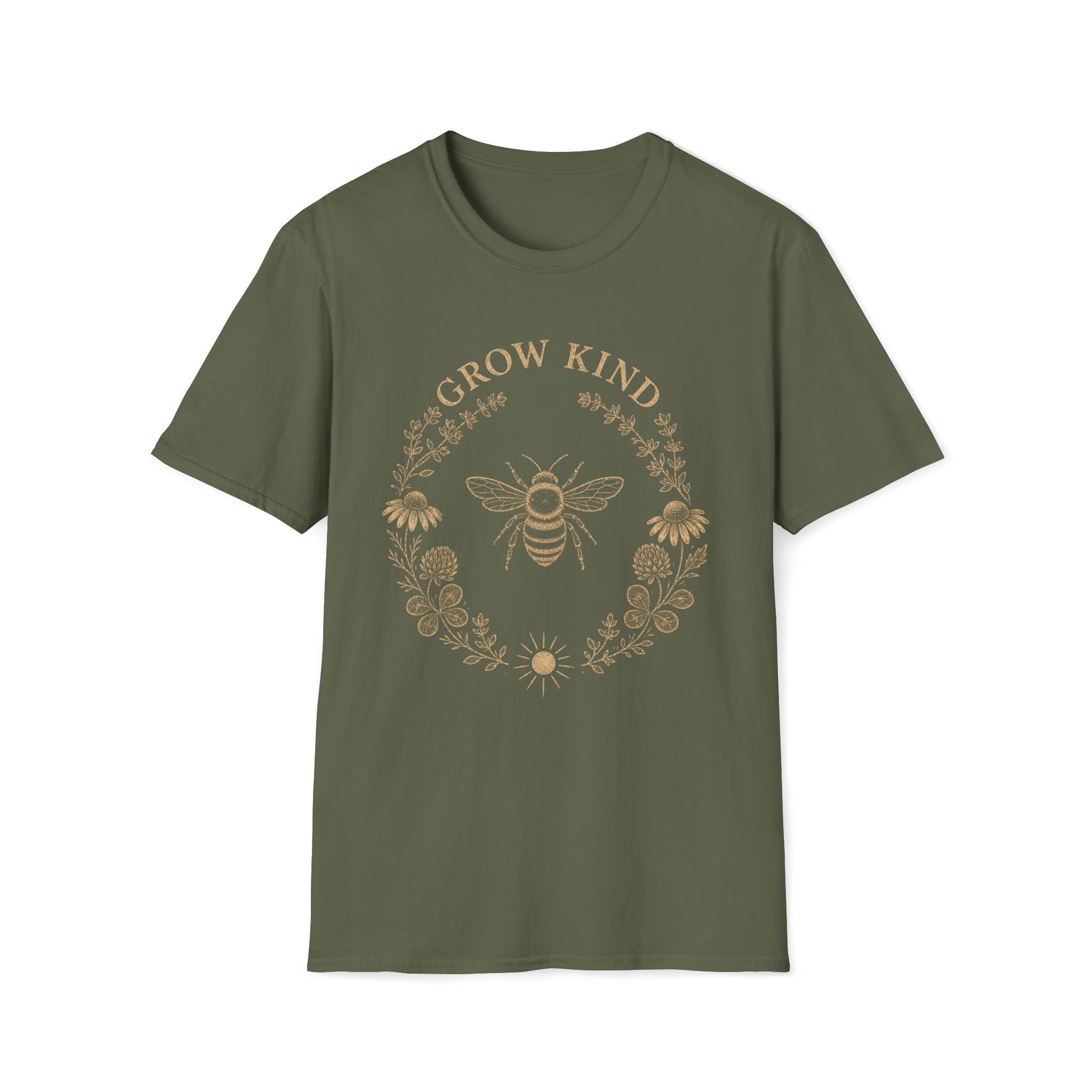 Grow Kind Bee Summer Circle T-Shirt
