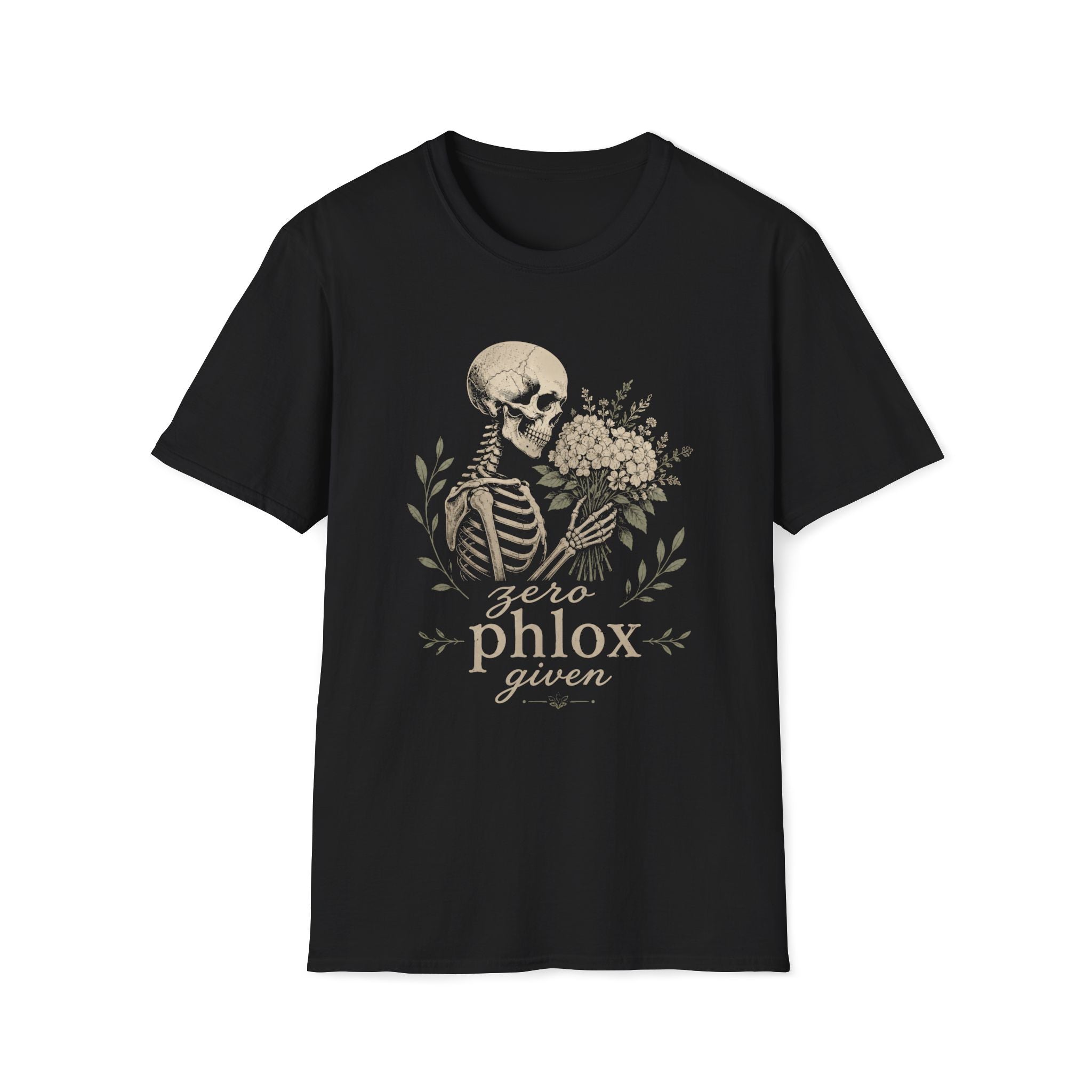 Zero Phlox Given Skeleton Flower T-Shirt