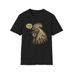 Coffee Time Cottage Garden Rooster T-Shirt