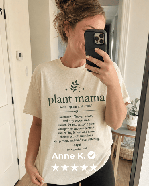 Officially my new plant mama shirt. Soft, cute, and exactly the vibe I wanted. Love it.