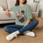 Vintage Flower Bouquet T-Shirt by Zen & Zucchinis Slow Garden Club