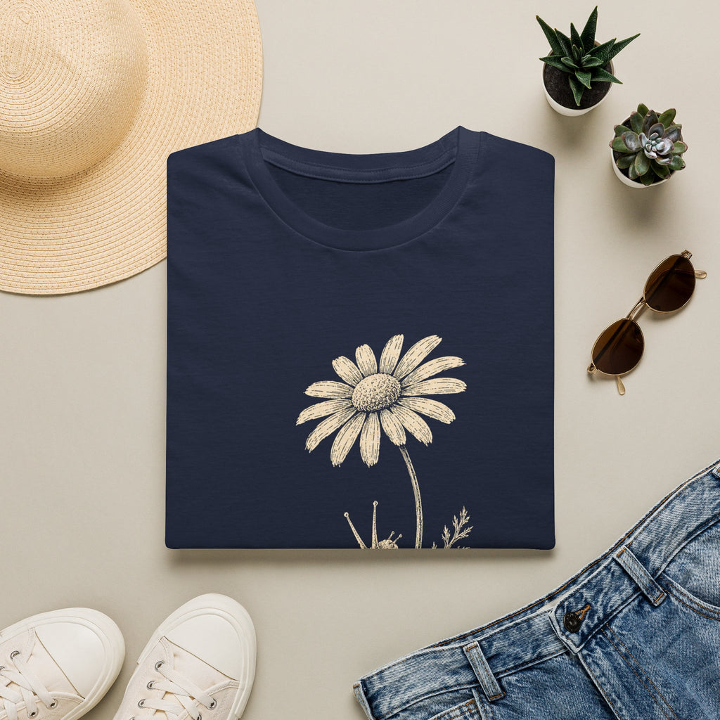 Slow Snail Flower Garden T-Shirt