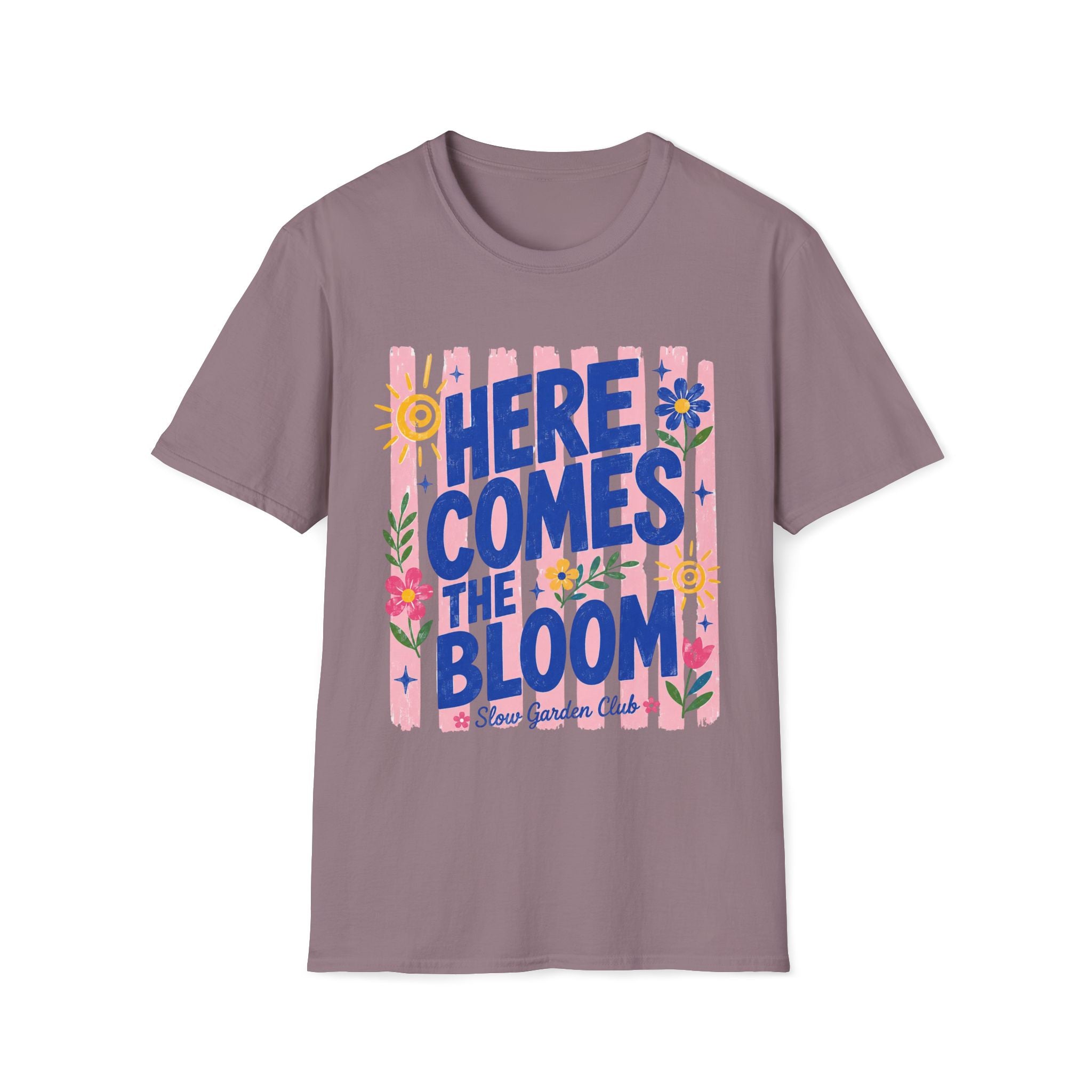 Here Comes The Bloom Summer Stripes T-Shirt