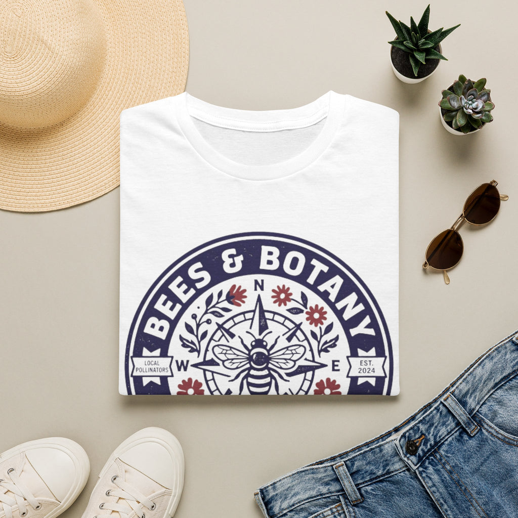 Bees And Botany Garden Badge T-Shirt