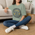 Bees And Botany Garden Badge T-Shirt