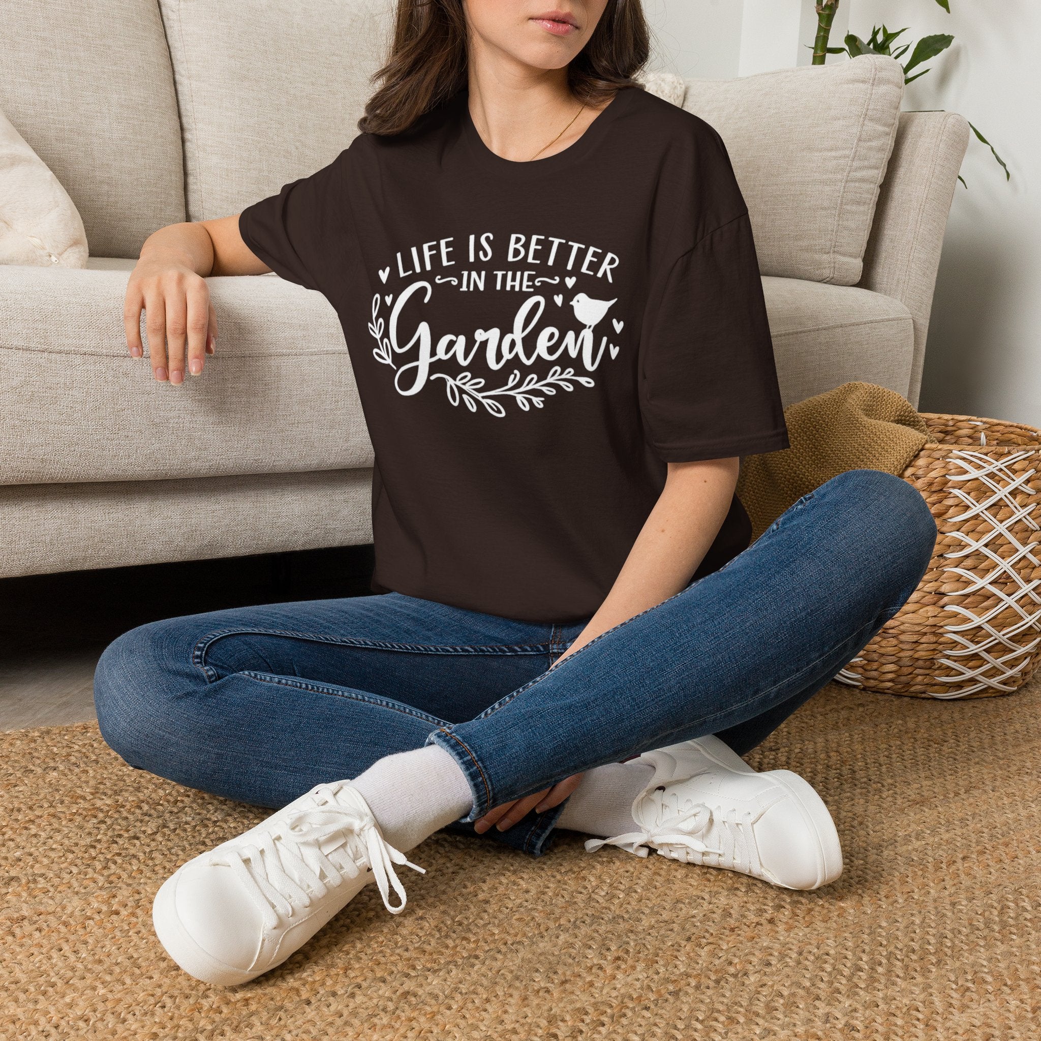 Life Is Better in the Garden T-Shirt by Zen & Zucchinis Slow Garden Club