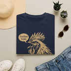 Coffee Time Cottage Garden Rooster T-Shirt