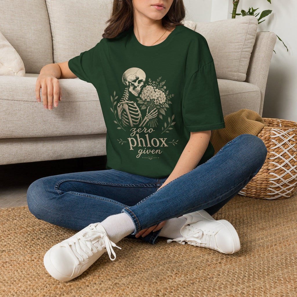Zero Phlox Given Skeleton Flower T-Shirt