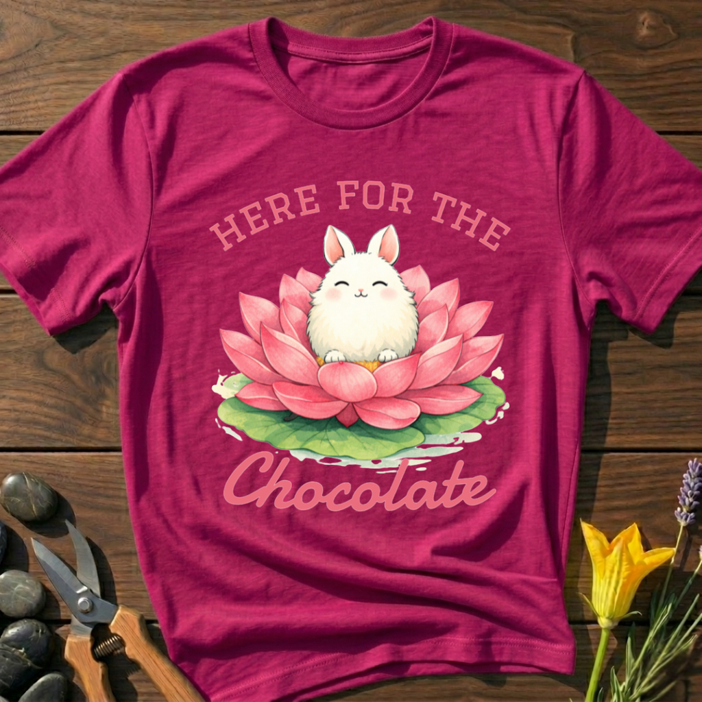 Chocolate Lotus Bunny T-Shirt