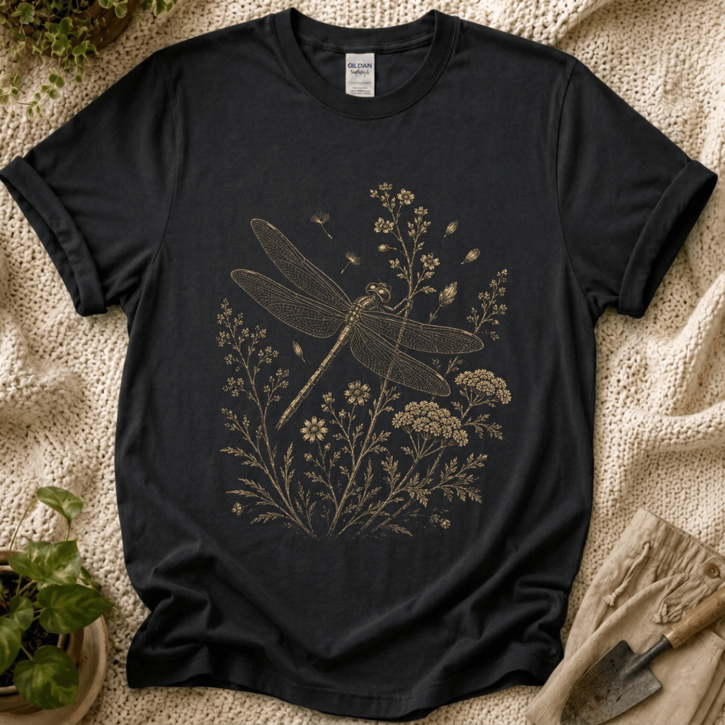 Dragonfly Meadow Garden T-Shirt