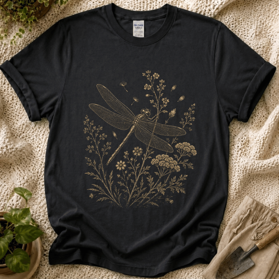 Dragonfly Meadow Garden T-Shirt