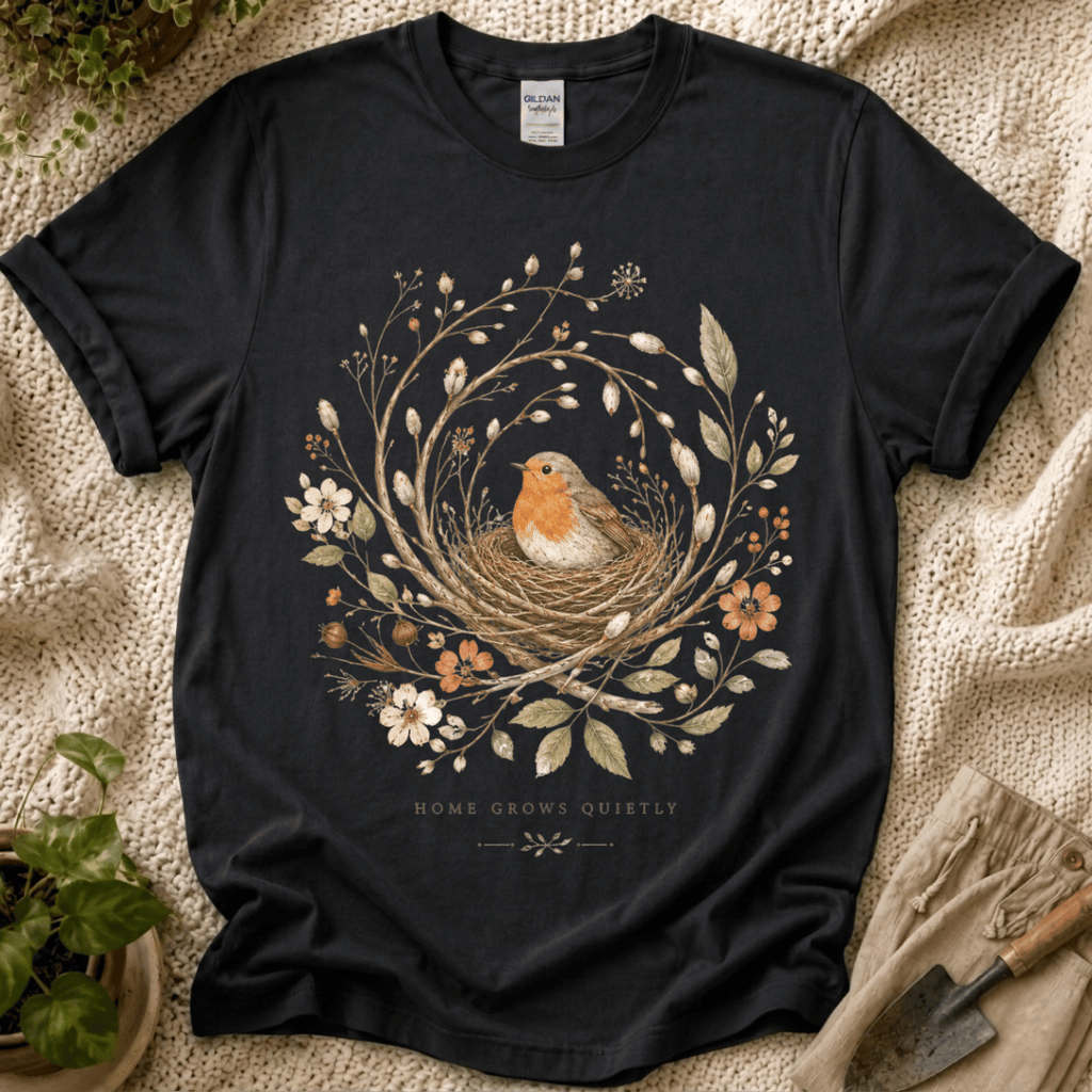 Soft Birds Nest Nature T-Shirt