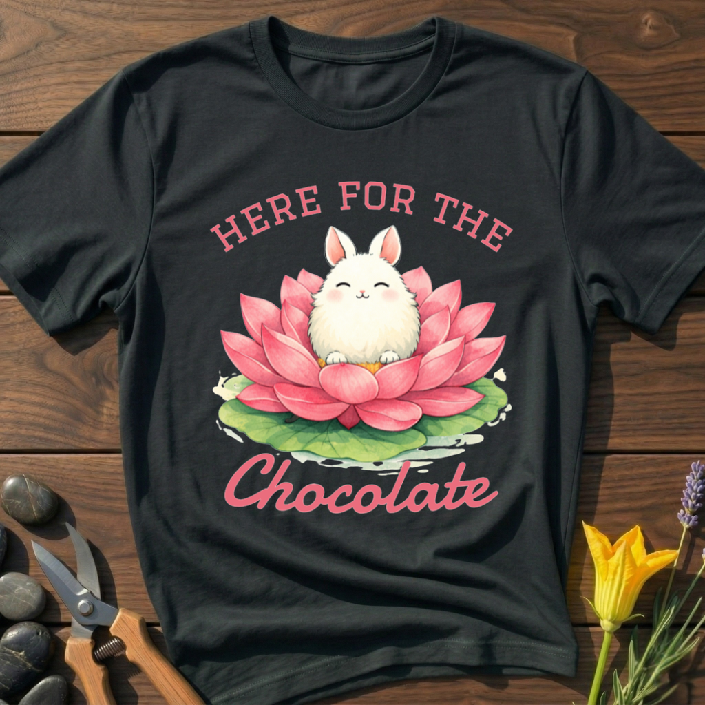 Chocolate Lotus Bunny T-Shirt