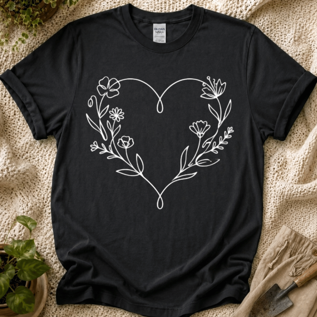 Flower Love T-Shirt by Zen & Zucchinis Slow Garden Club