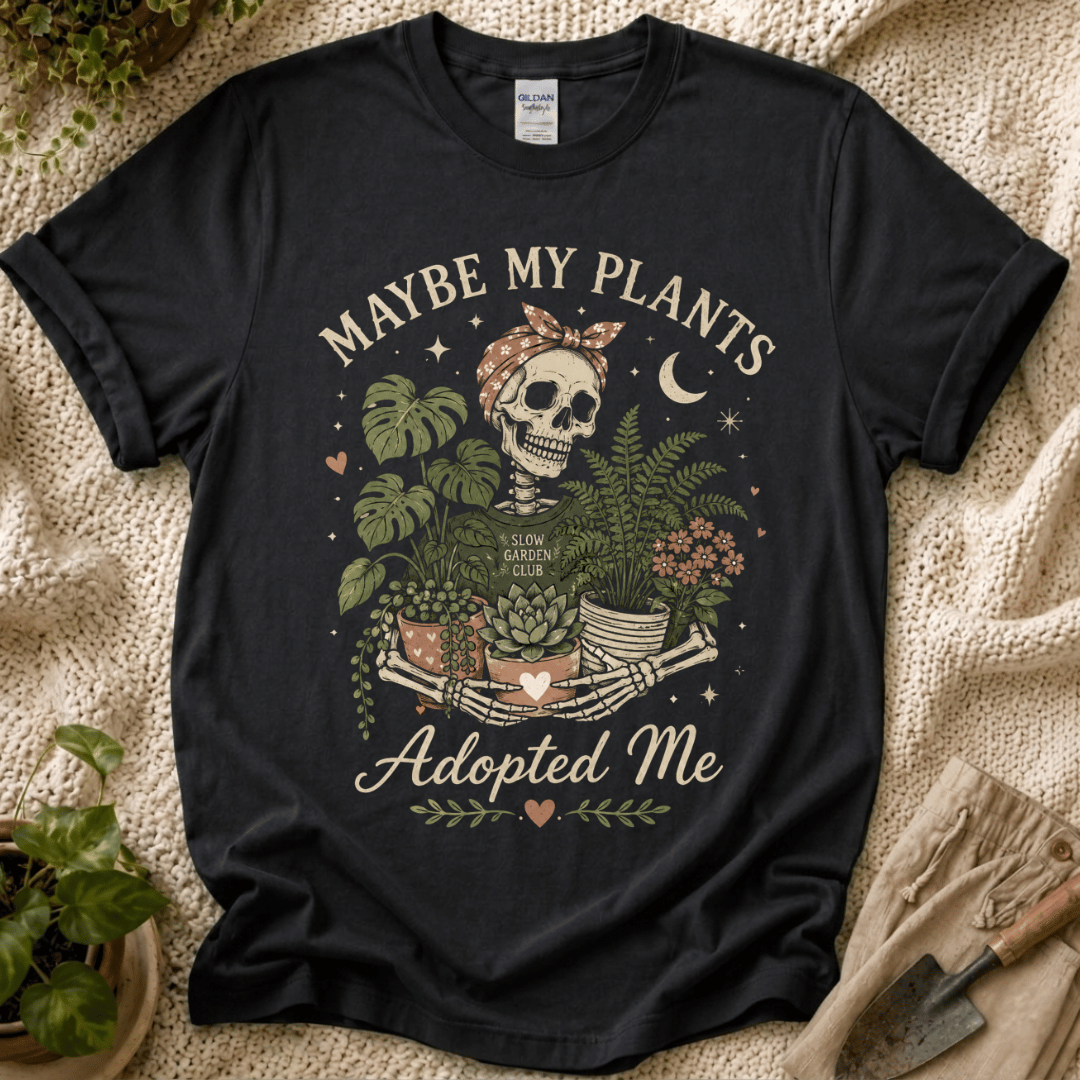 Maybe Plant Adopted Me Skelleton T-Shirt