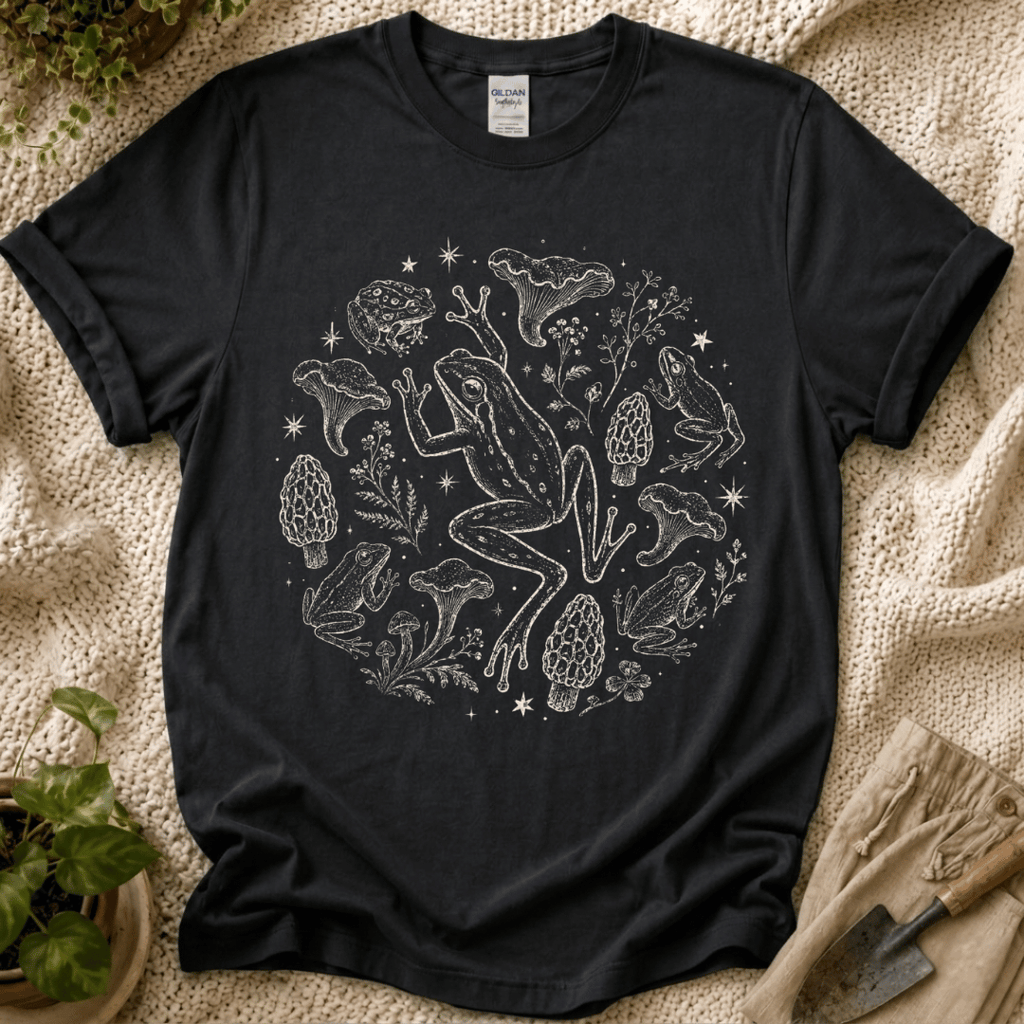 Frog Mushroom Meadow T-Shirt