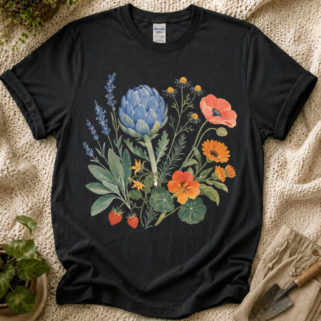 Spring Flower Patch T-Shirt - Zen & Zucchinis garden graphic tee