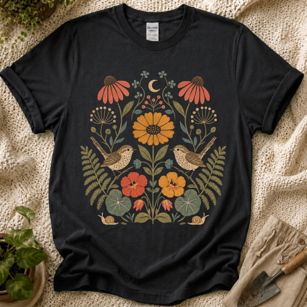 Robin Moonlight Meadow  T-Shirt
