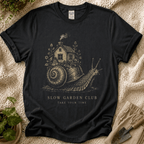 Take Your Time Snail Slow Garden Club T-Shirt by Zen & Zucchinis Slow Garden Club