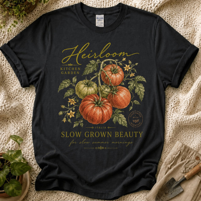 Heirloom Kitchen Garden Slow Grown Beauty T-Shirt by Zen & Zucchinis Slow Garden Club