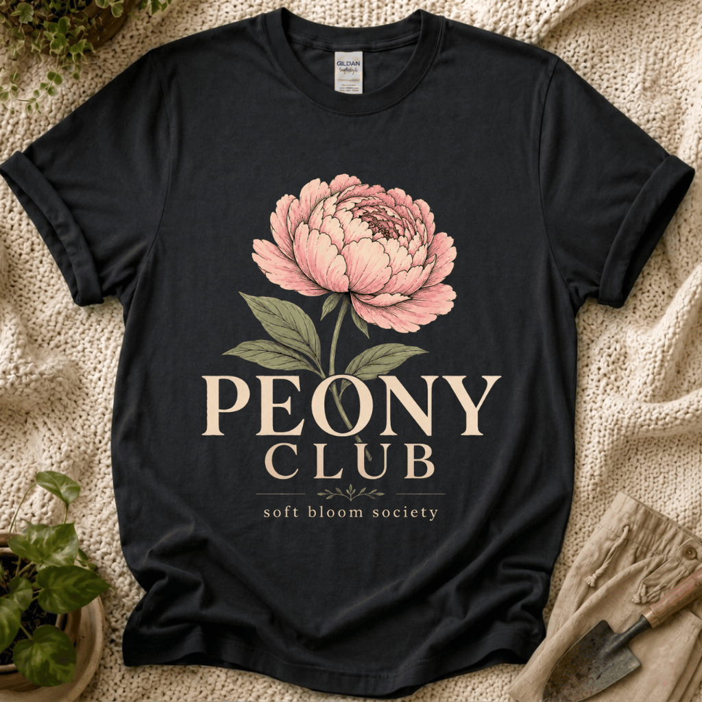 Peony Flower Club T-Shirt