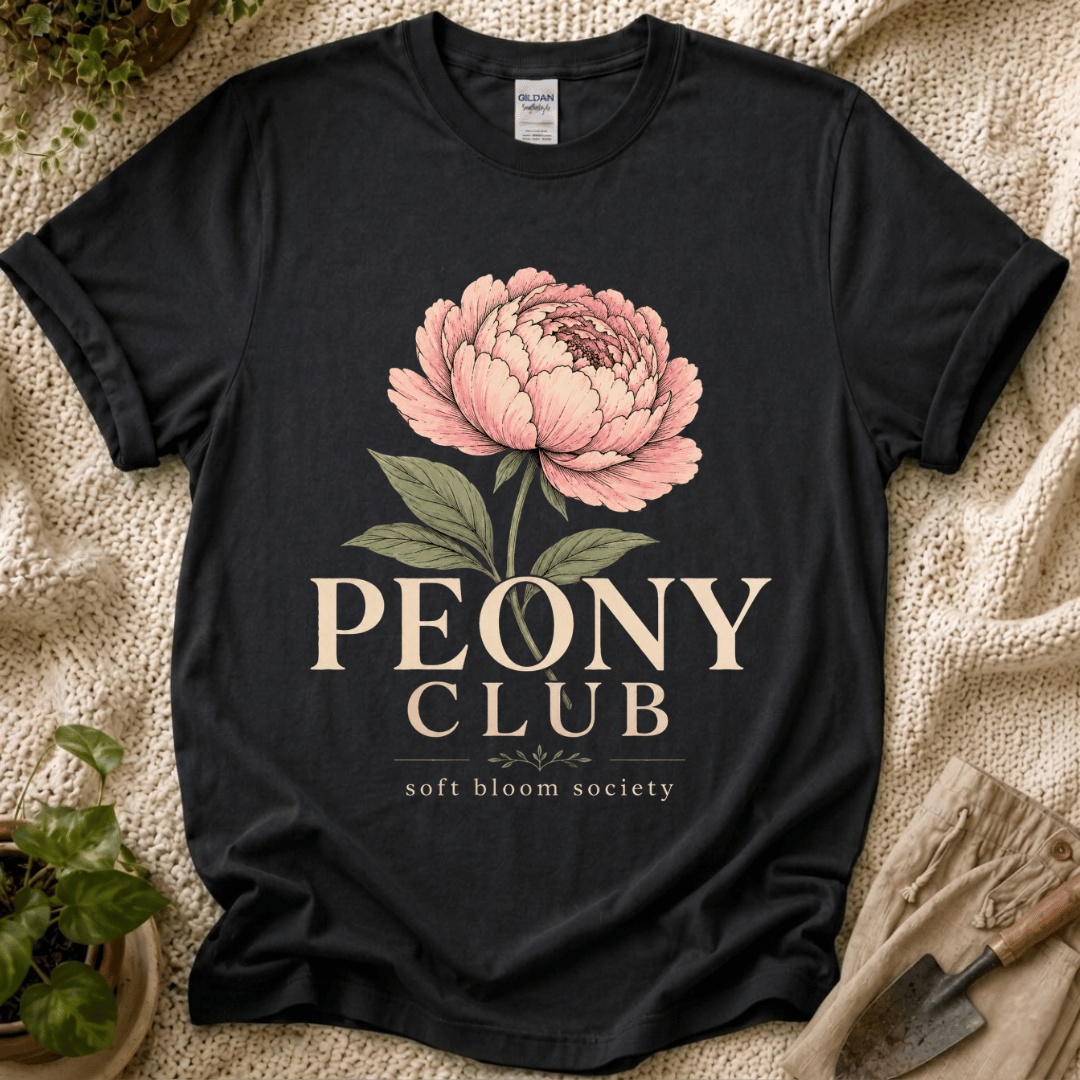 Peony Flower Club T-Shirt