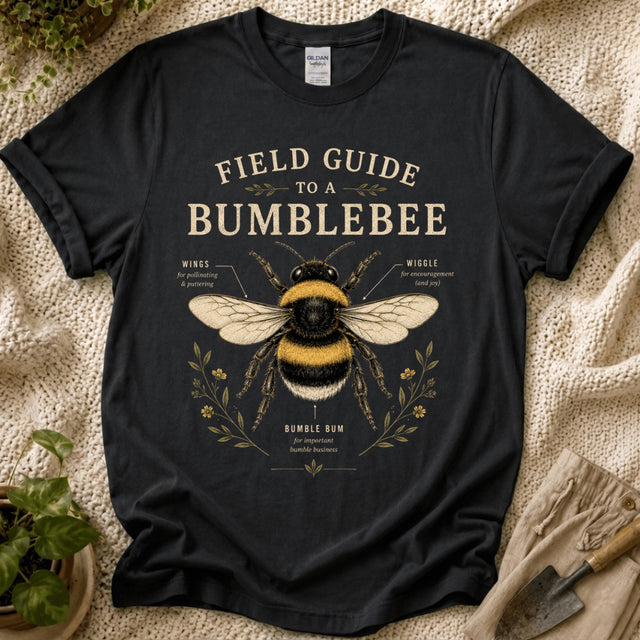 BumbleBee Field Guide T-Shirt by Zen & Zucchinis Slow Garden Club