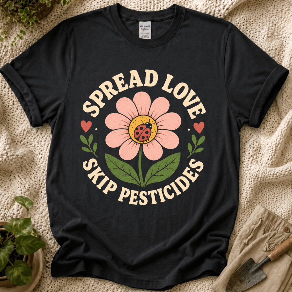 Spread Love Skip Pesticides T-Shirt