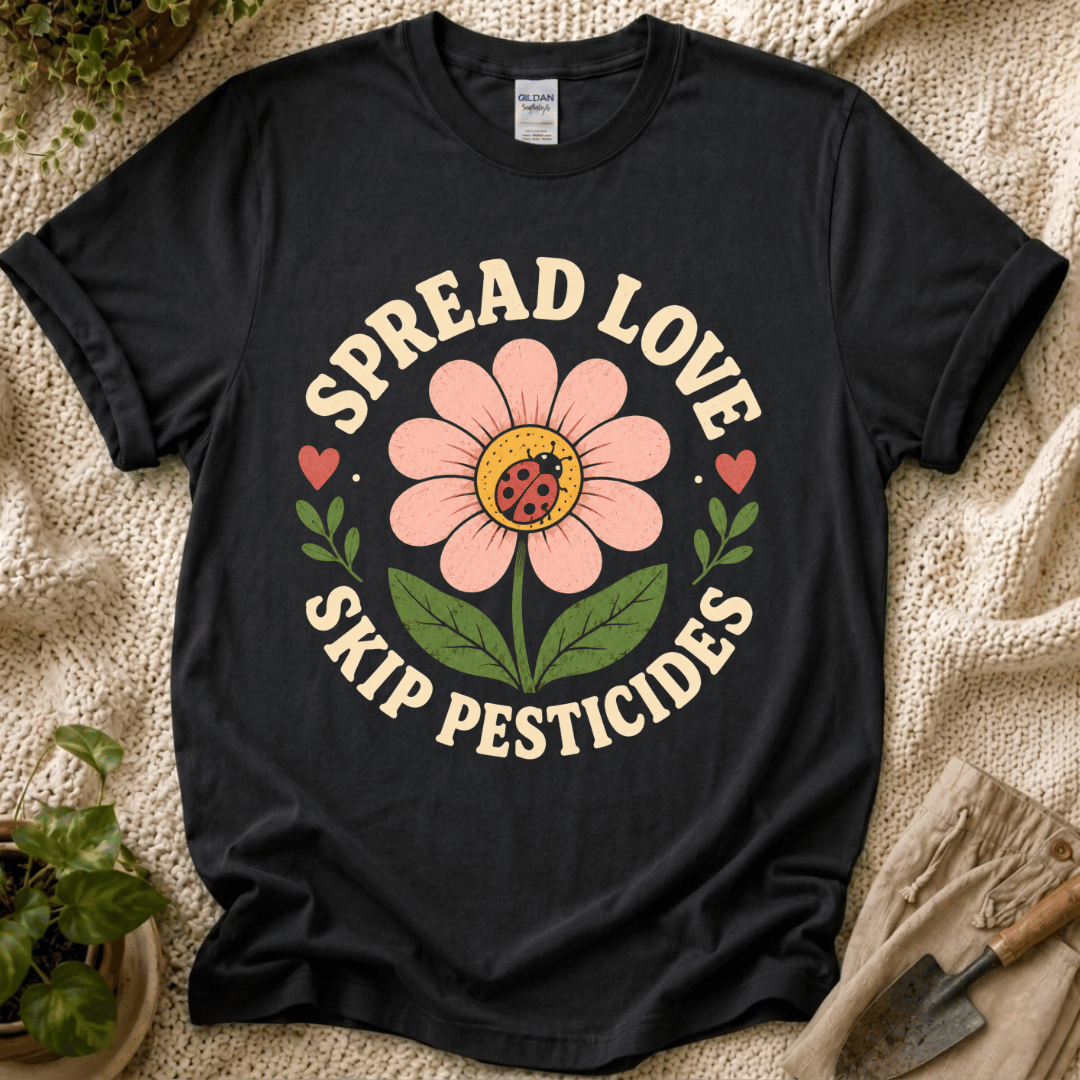 Spread Love Skip Pesticides T-Shirt