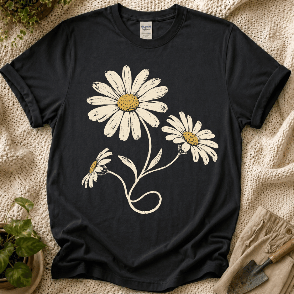Daisy T-Shirt - Zen & Zucchinis garden graphic tee
