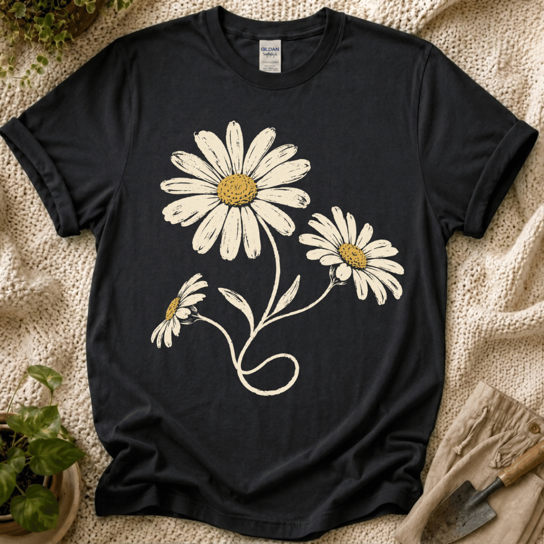 Daisy T-Shirt - Zen & Zucchinis garden graphic tee