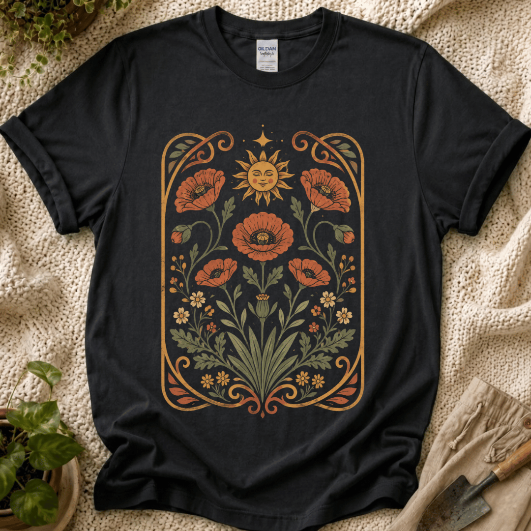 Wildflower Garden T-Shirt by Zen & Zucchinis Slow Garden Club