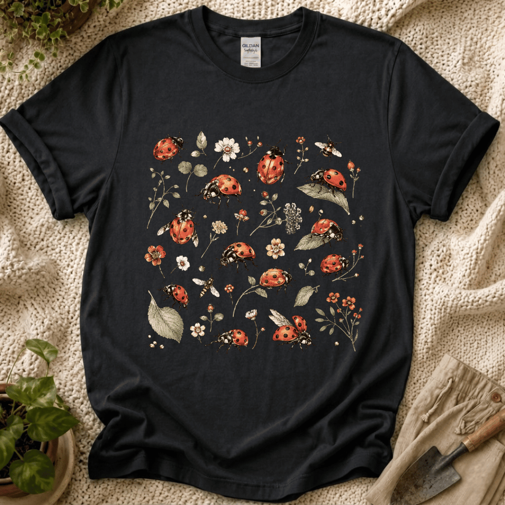 Ladybug Meadow Garden Friend T-Shirt