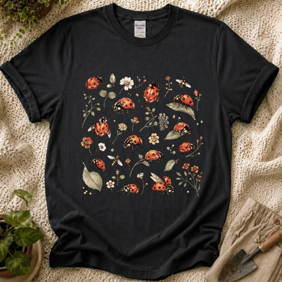 Ladybug Meadow Garden Friend T-Shirt