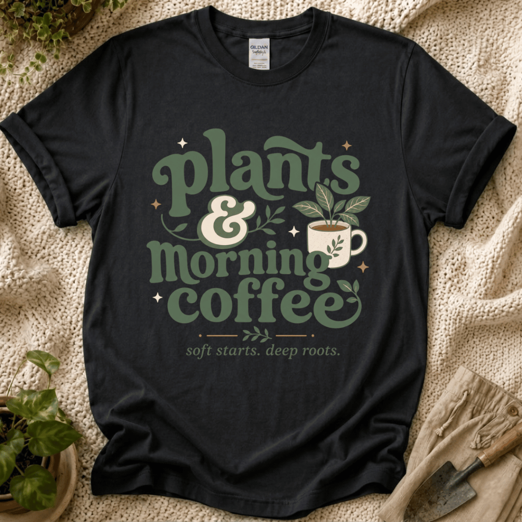 Plants and Morning Coffee T-Shirt