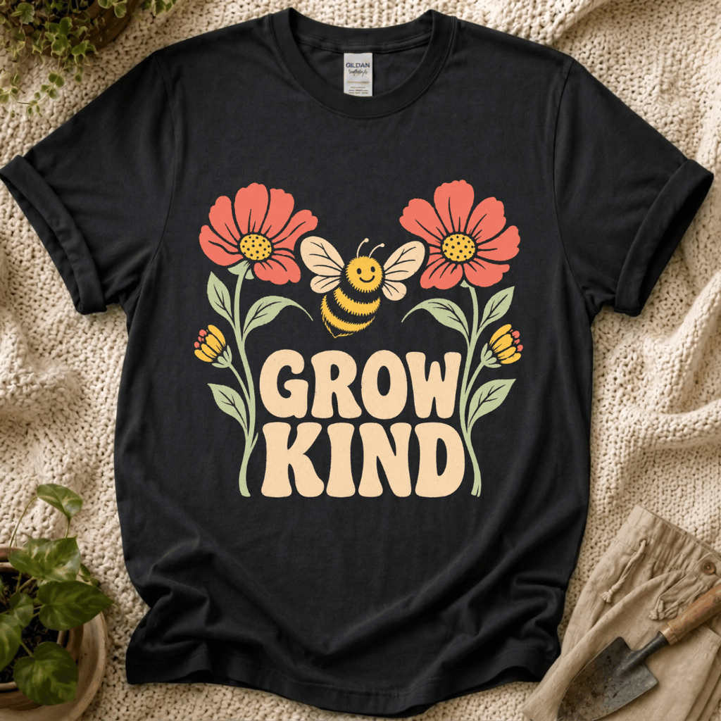 Grow Kind Flower Bee T-Shirt