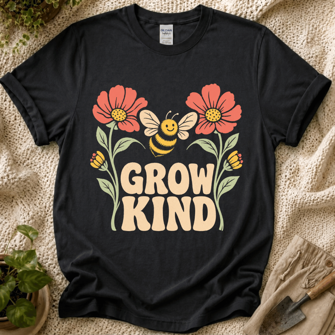 Grow Kind Flower Bee T-Shirt