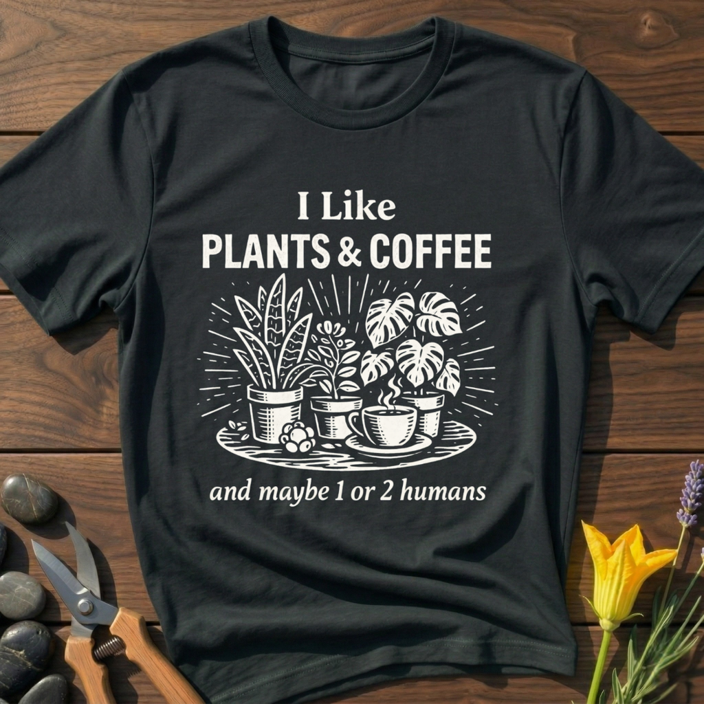I Like Plant & Coffee T-Shirt