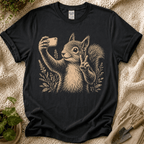 Garden Selfie Squirrel Woodland T-Shirt by Zen & Zucchinis Slow Garden Club